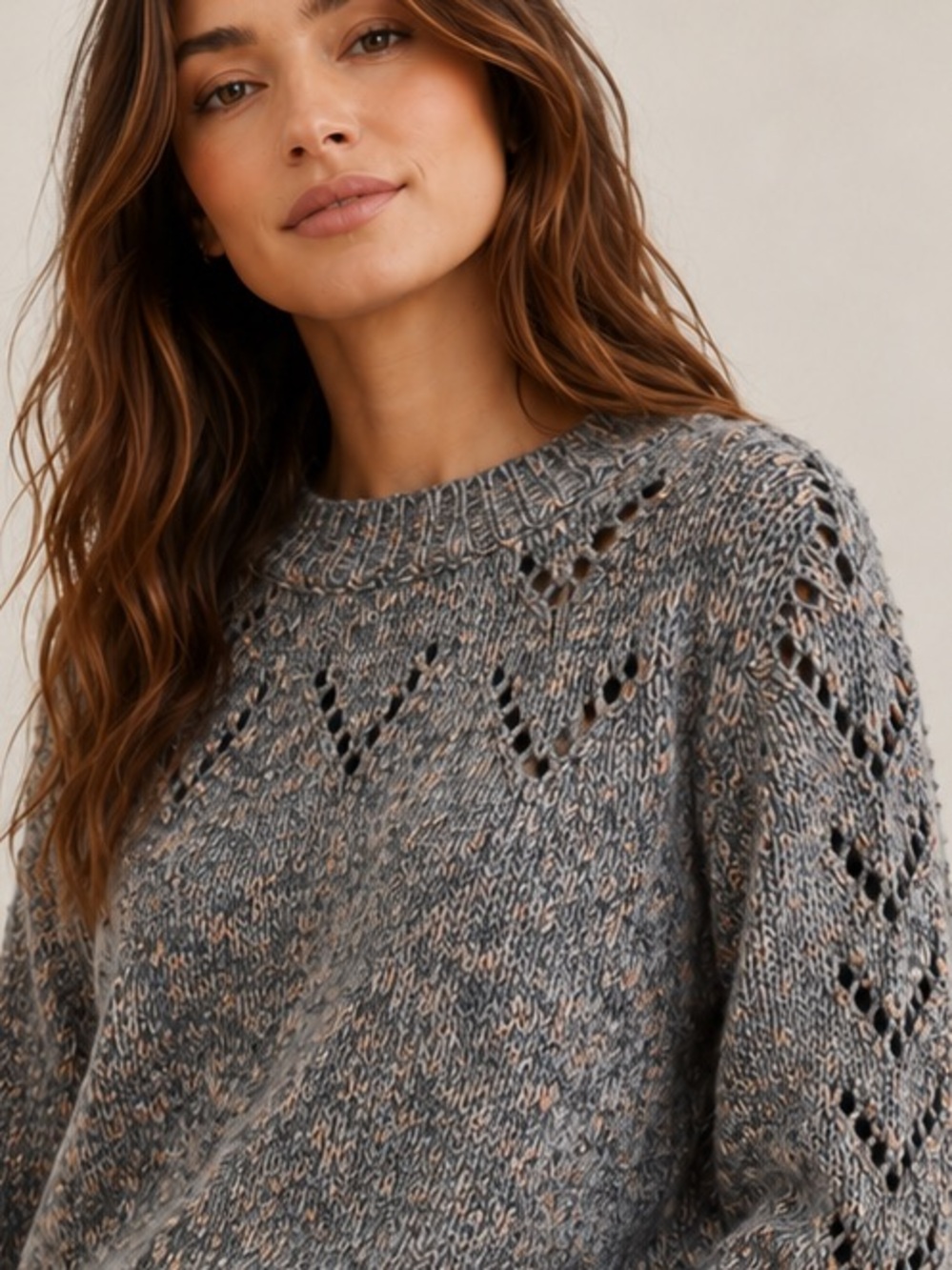 Madewell Pointelle Knit Sweater | Size Small | Wool Blend - Picture 10 of 10